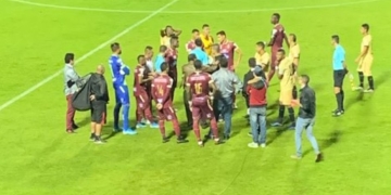 Papelón en el final de Rionegro Águilas vs. Deportes Tolima