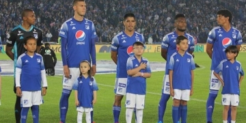 Formación titular de Millonarios, visitante contra Medellín