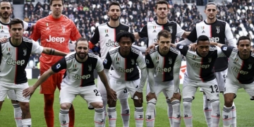 Foto de Juan Cuadrado con Rugani, quien tiene coronavirus
