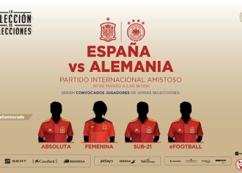 España y Alemania jugarán un amistoso virtual