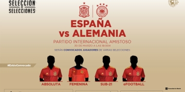 España y Alemania jugarán un amistoso virtual
