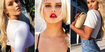 Kinsey Wolanski pasa la cuarentena por el COVID-19 en Bahamas