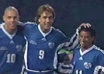 El día en que Ántony De Ávila jugó junto a Ronaldo y Gabriel Batistuta