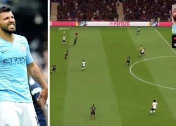 Rabieta del Kun Agüero por perder en FIFA 20 contra James Rodríguez