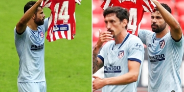 Diego Costa dedicó su gol en el empate del Atlético de Madrid a Virginia Torrecilla