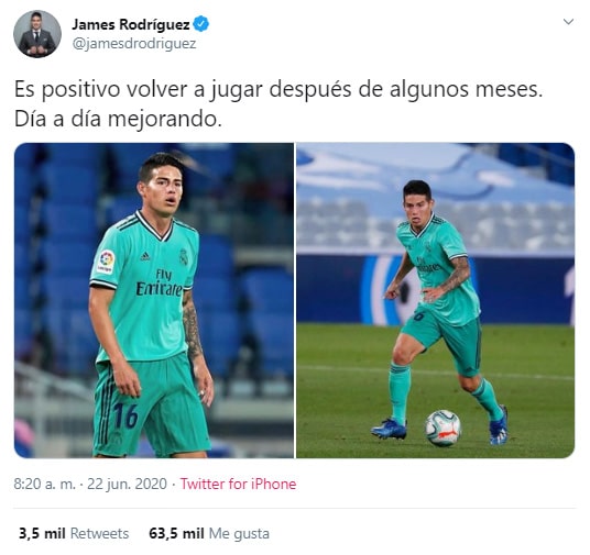 James Rodríguez, Real Sociedad 1 - 2 Real Madrid, LaLiga 2019-20