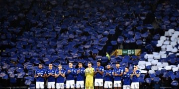 Yerry Mina se perderá el clásico Everton vs. Liverpool de la Premier League 2019-20