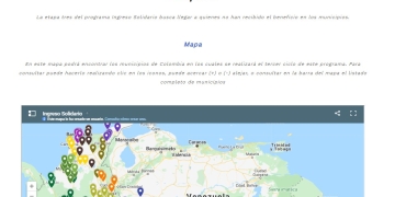 El cambio que registró la página web oficial del Ingreso Solidario