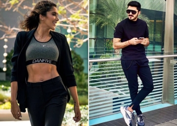 Daniela Ospina y Harold Jiménez alardean de su feliz romance