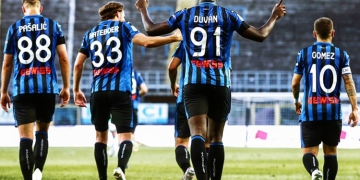 Duván Zapata llegó a 16 anotaciones con Atalanta en la Serie A 2019-20