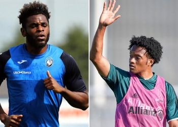 Duván Zapata y Juan Guillermo Cuadrado se encontrarán en Atalanta vs. Juventus