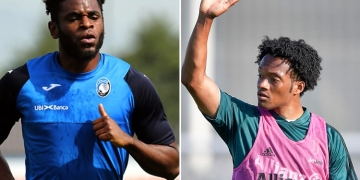Duván Zapata y Juan Guillermo Cuadrado se encontrarán en Atalanta vs. Juventus