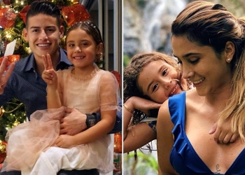 Daniela Ospina y Salomé están felices en España con James Rodríguez