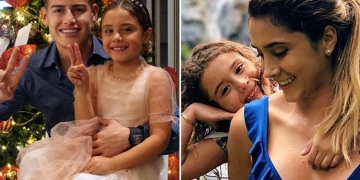 Daniela Ospina y Salomé están felices en España con James Rodríguez