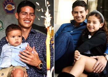 Salomé y Samuel son lo mejor que le pasó a James Rodríguez