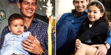 Salomé y Samuel son lo mejor que le pasó a James Rodríguez