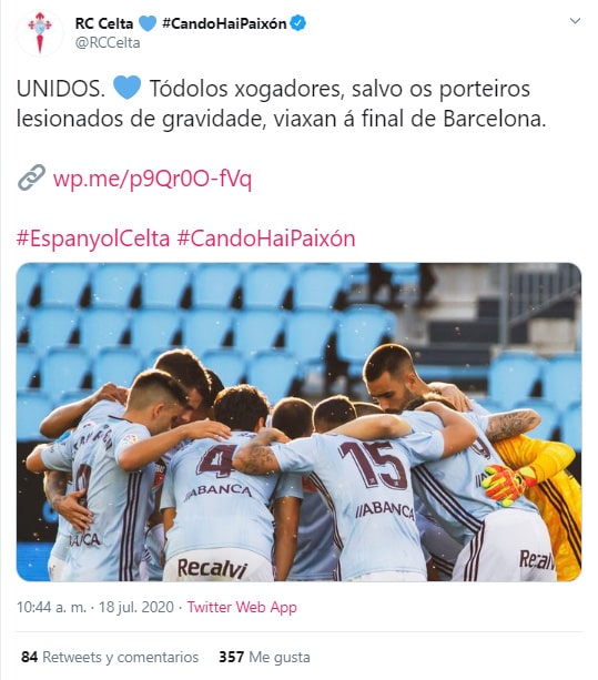 Jeison Murillo, convocatoria, Celta de Vigo, RCD Espanyol, LaLiga 2019-20