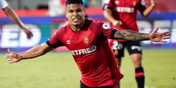 Juan Camilo Hernández marcó otro gol en LaLiga 2019-20, pero Mallorca descendió