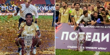 Branislav Ivanović, Wilmar Barrios y el título del Zenit en la Copa de Rusia 2019-20