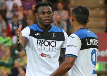 Duván Zapata y Luis Muriel, quintos en la tabla de goleadores de la Serie A 2019-20