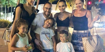 El feliz reencuentro de Daniela Ospina con David Ospina