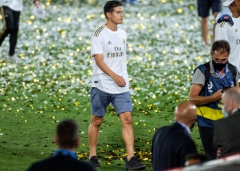 Una vez más, James Rodríguez se declaró seguidor de Oklahoma City Thunder