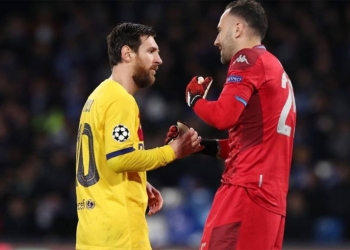 Todos los duelos entre David Ospina y Lionel Messi