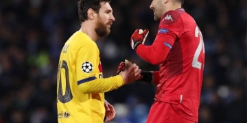 Todos los duelos entre David Ospina y Lionel Messi