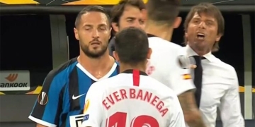 ¡Pelea en la final de la Europa League! “Quería ver si era una peluca”