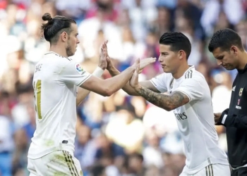 Gareth Bale… ¡igual que James Rodríguez con Zinedine Zidane!