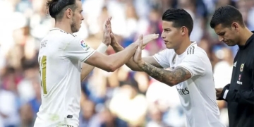 Gareth Bale… ¡igual que James Rodríguez con Zinedine Zidane!