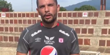 Juan Pablo Segovia volvió a prácticas con América de Cali