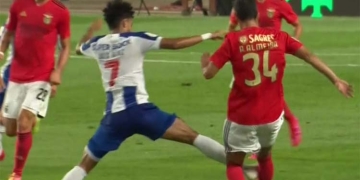 Luis Díaz protagonizó la expulsión más rápida del Porto en finales de Copa de Portugal