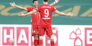 Champions League: el récord que impuso Bayern Múnich con Lewandowski y Gnabry