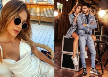 Daniela Ospina se lució en el cumpleaños de Harold Jiménez