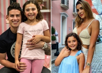 Daniela Ospina y James Rodríguez apoyan a Salomé en su gran pasión