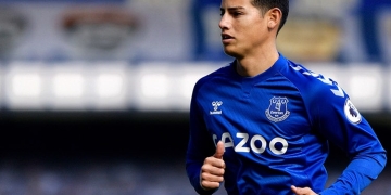 Canal de TV en Colombia de Crystal Palace vs. Everton FC, con James Rodríguez