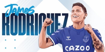 James Rodríguez ya firmó y es nuevo jugador del Everton