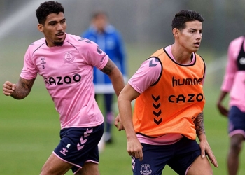 James Rodríguez no ha debutado, pero es protagonista en el Everton FC