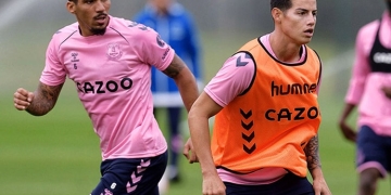 James Rodríguez no ha debutado, pero es protagonista en el Everton FC