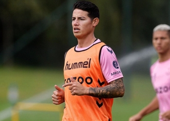 James Rodríguez, listo para el debut con Everton FC vs. Tottenham Hotspur