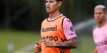 James Rodríguez, listo para el debut con Everton FC vs. Tottenham Hotspur