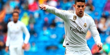 James Rodríguez está en Inglaterra y se acerca más al Everton FC