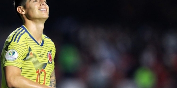 James Rodríguez está en Liverpool a la espera de ser presentado por Everton FC