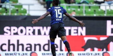 Jhon Córdoba debutó y marcó gol para el Hertha Berlín