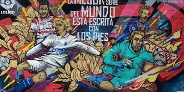 LaLiga celebra el regreso del fútbol con proyectos de arte urbano en América Latina