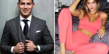 Shannon de Lima y James Rodríguez, la pareja estrella del Everton