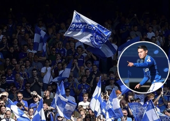 ¡Canción para James Rodríguez de los hinchas de Everton!