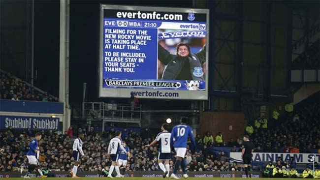 Sylvester Stallone ahora es hincha de James Rodríguez en el Everton