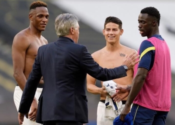 james-rodriguez-carlo-ancelotti-everton-yerry-mina-davinson-sanchez